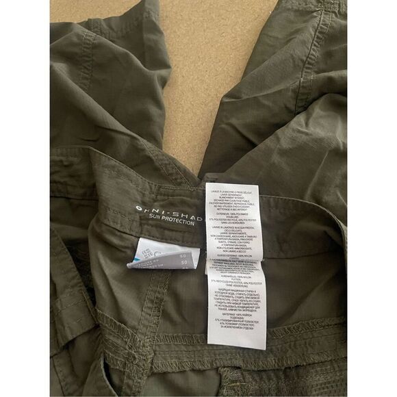 Columbia Mens Forest Green Omni-Shade Sun Protection Cargo Shorts Size 40W - Picture 12 of 14